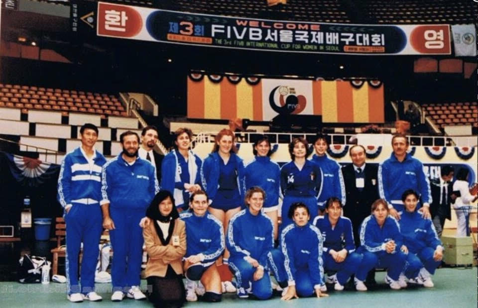 La Nazionale italiana femminile di pallavolo alla FIVB International Cup for Women di Seul