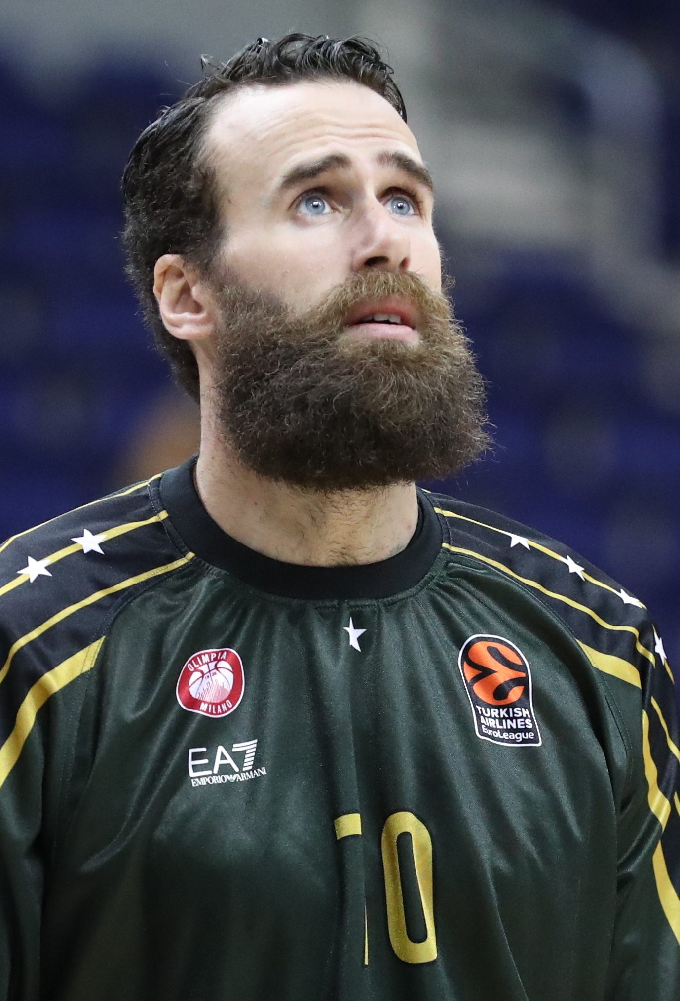 Luigi Datome con l'Olimpia Milano contro l'ALBA Berlino in EuroLega