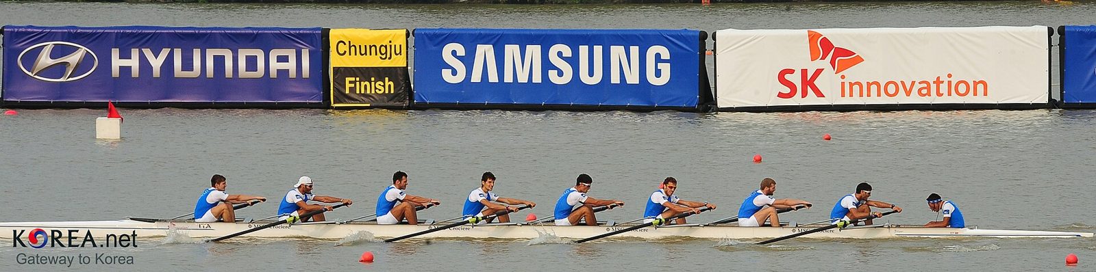 L'otto pesi leggeri italiano nella finale dei Mondiali di Chungju 2013